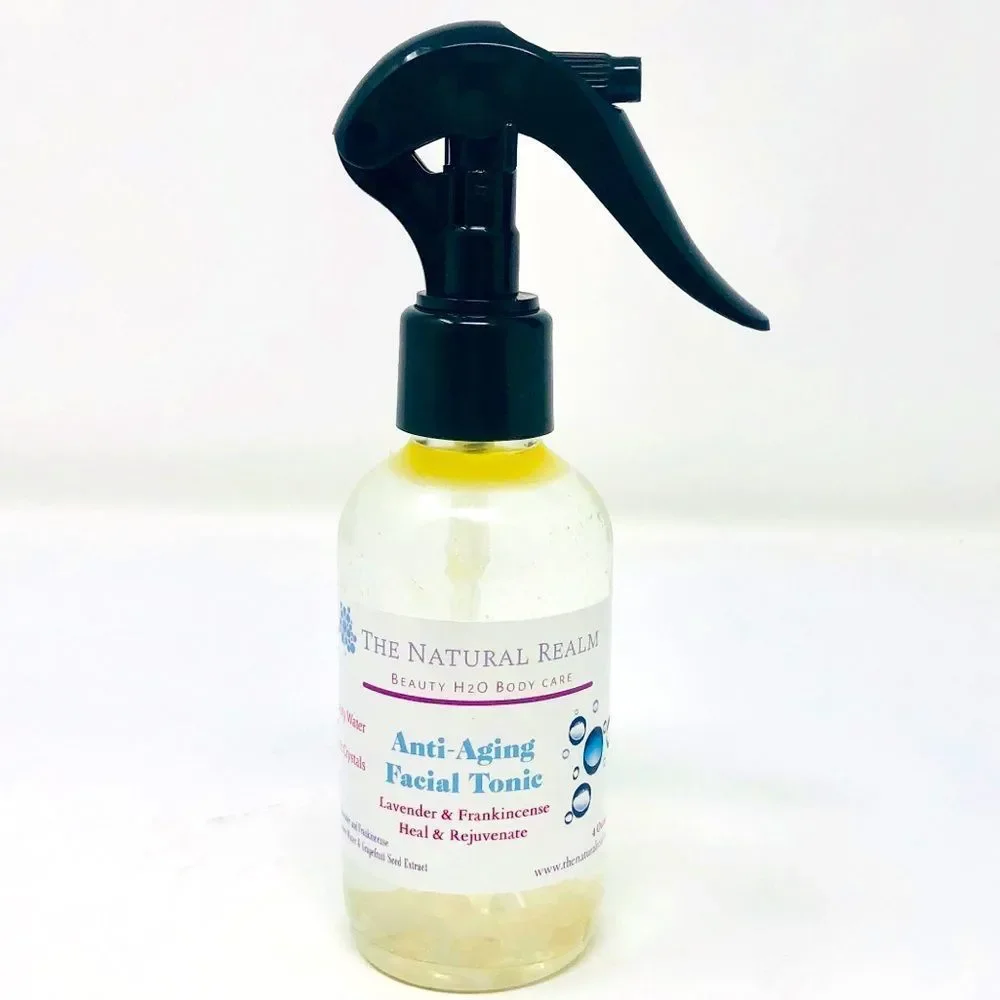 Anti-Aging Cooling Face Mist with Rose Quartz 6.0ph Japanese Beauty Water - Picture 12 of 13
